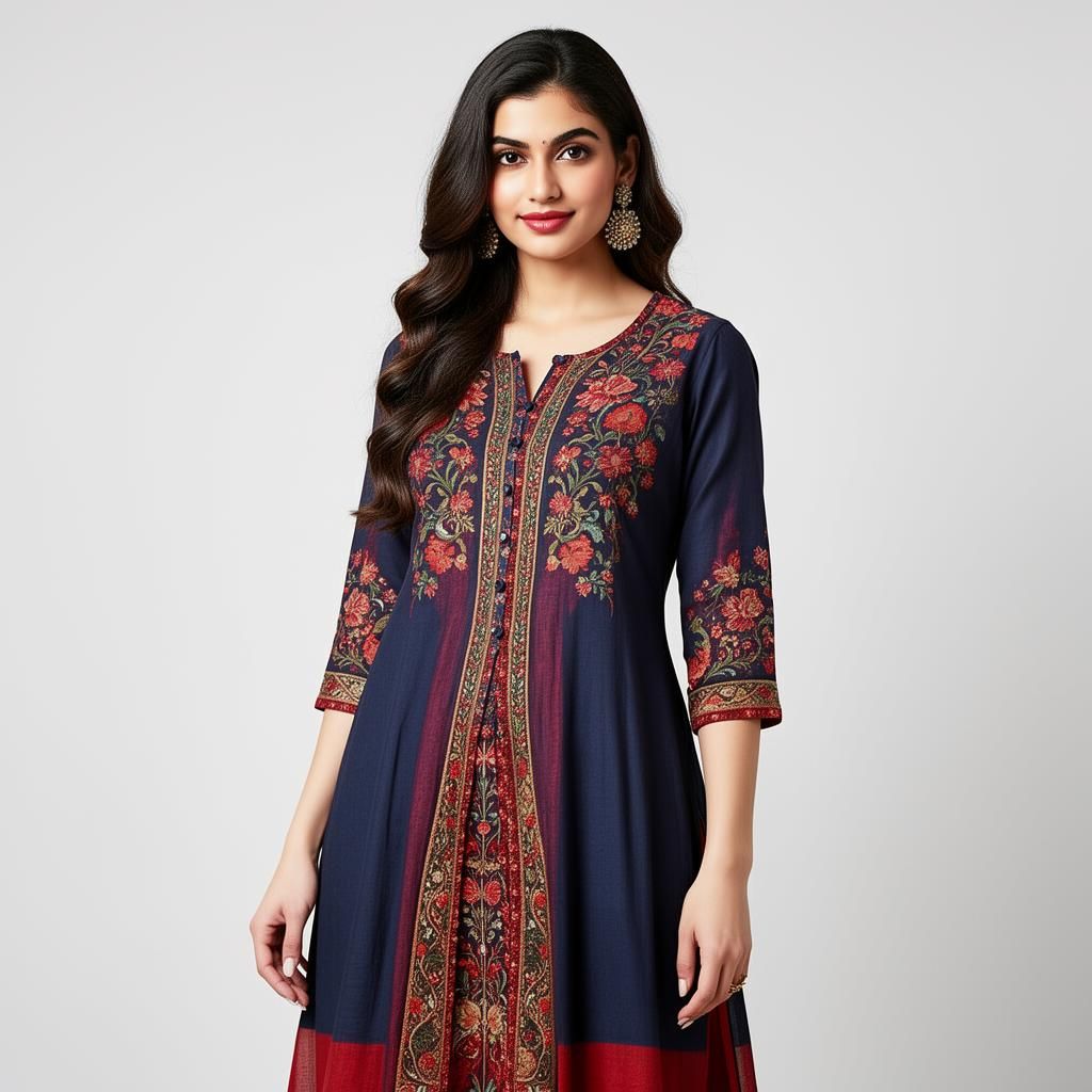 Pastel Anarkali Kurti